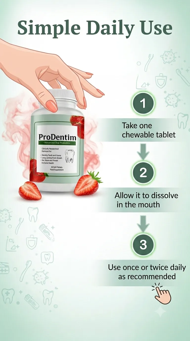 how to use ProDentim